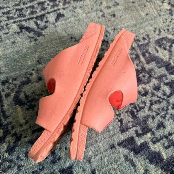 Rubber Women’s Size 10 Coral Essentials Arizona Birkenstock Footbed Sandal - Picture 6 of 7